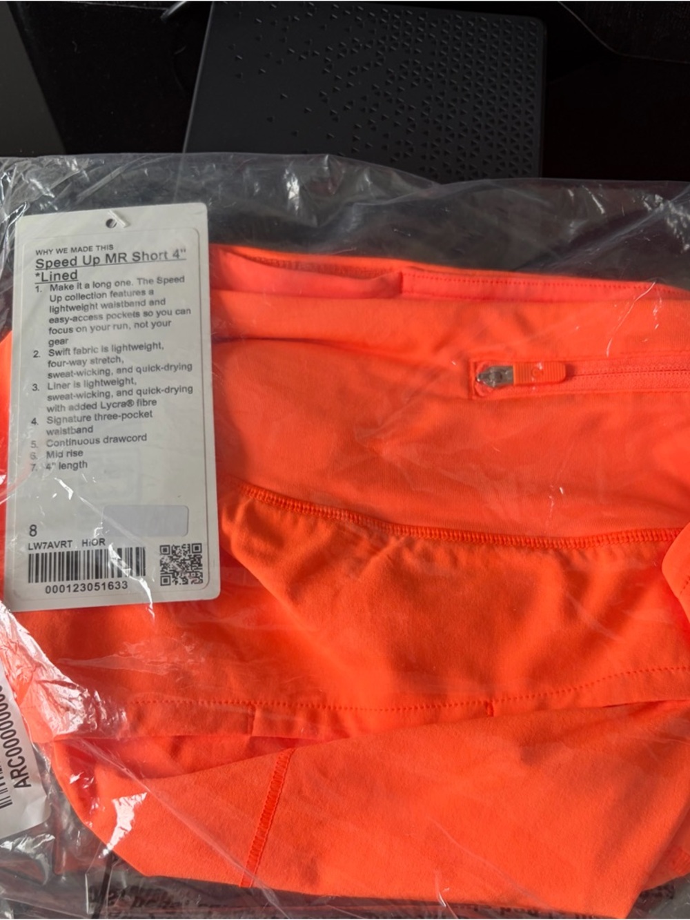 NEW Lululemon Speed Up MR Short 4” Lined in Neon Orange

In original packaging - Picture 3 of 4